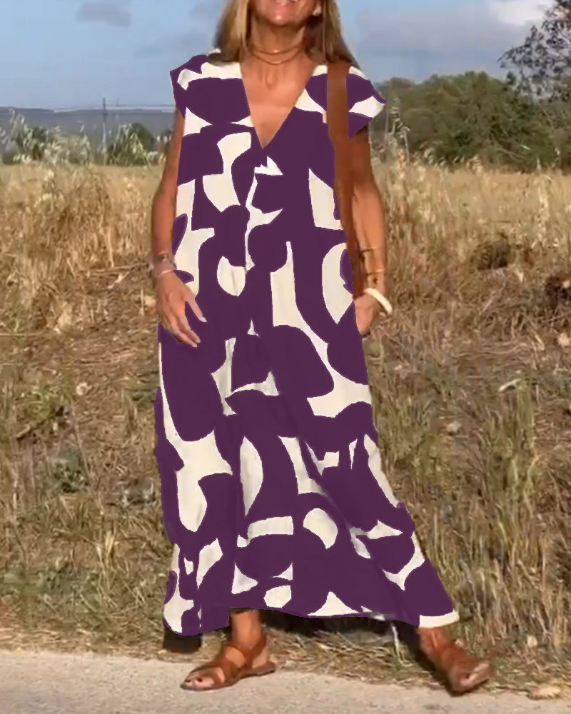 Alison™ - Casual V-neck Dress