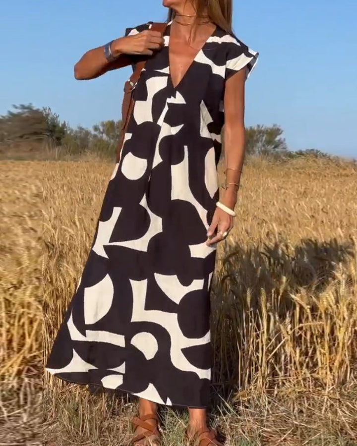 Alison™ - Casual V-neck Dress