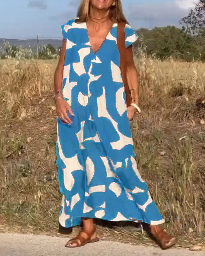 Alison™ - Casual V-neck Dress