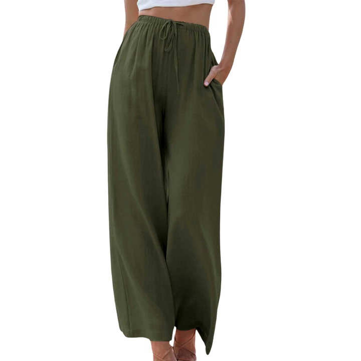 Paola® | Elegant trousers made from cotton and linen