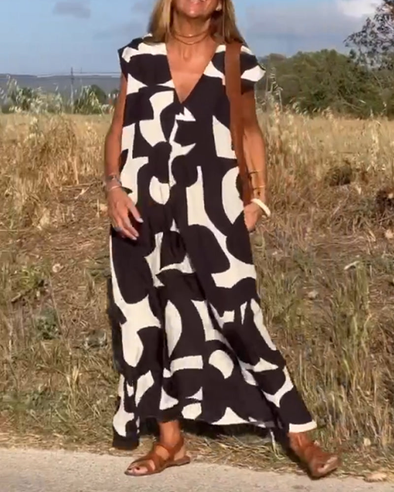 Alison™ - Casual V-neck Dress