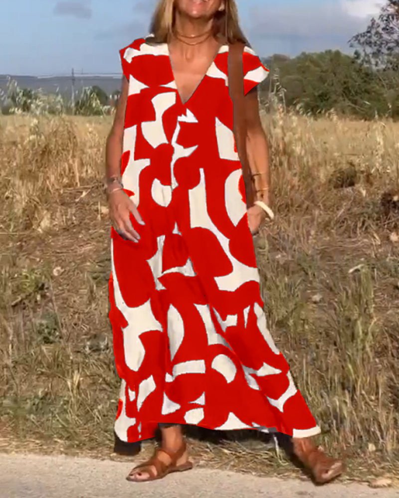 Alison™ - Casual V-neck Dress