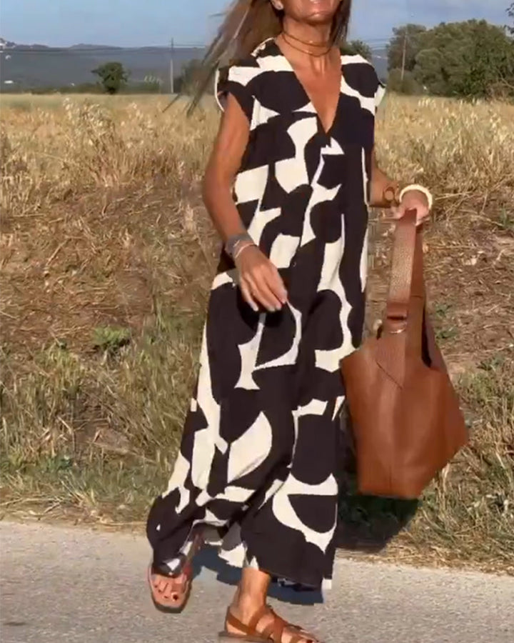 Alison™ - Casual V-neck Dress