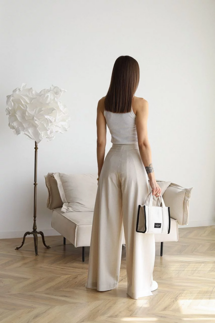 Leila® | Wide-cut linen trousers