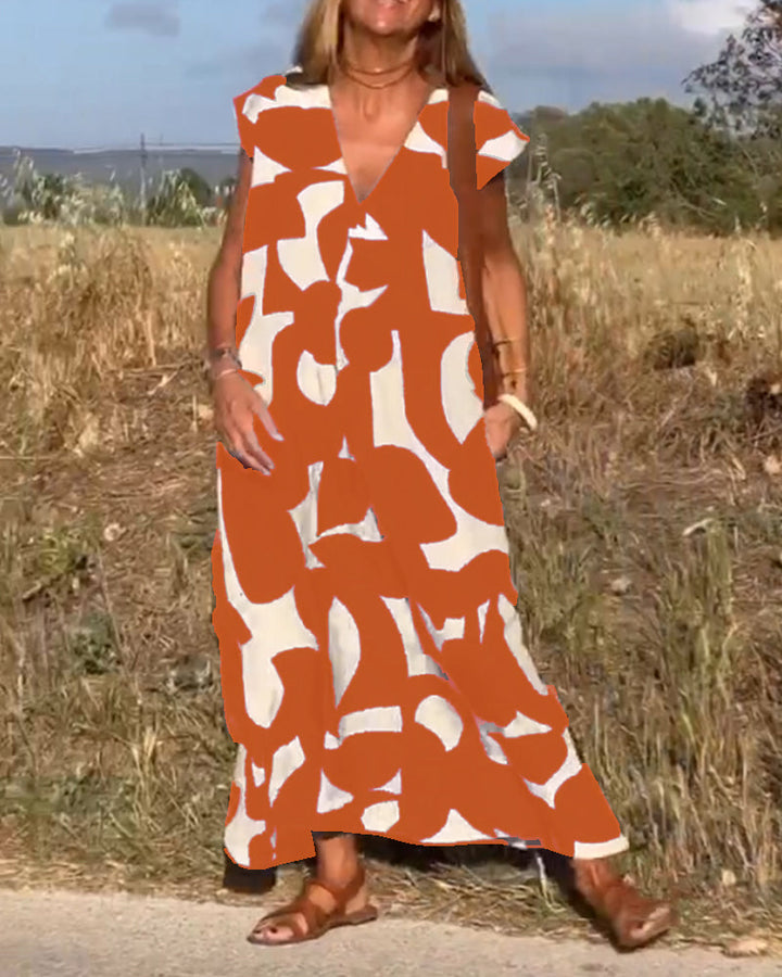 Alison™ - Casual V-neck Dress