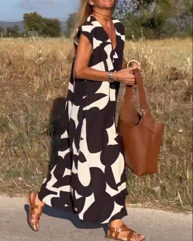 Alison™ - Casual V-neck Dress