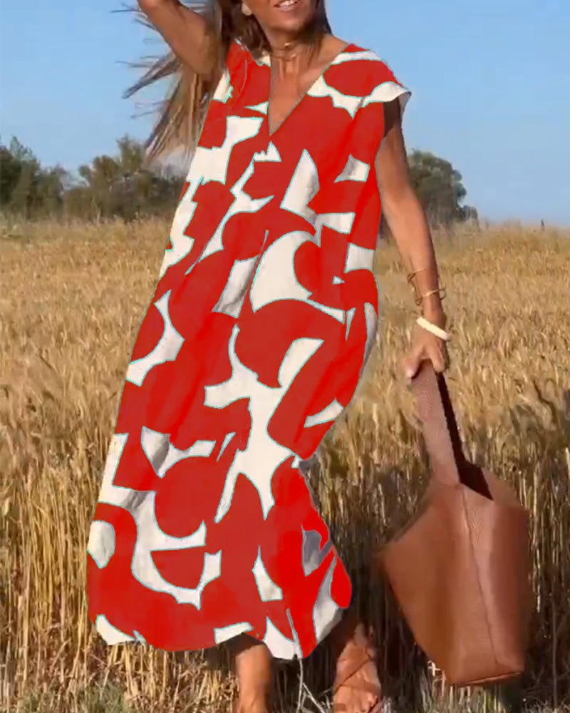 Alison™ - Casual V-neck Dress