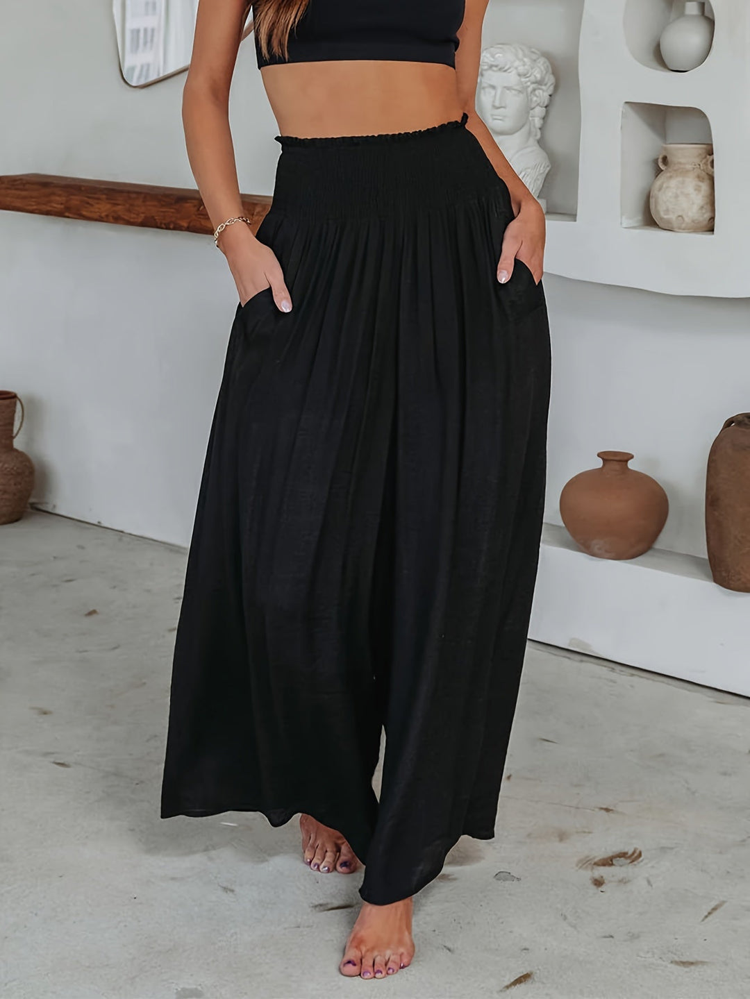 Frida® | Casual trousers with wide legs