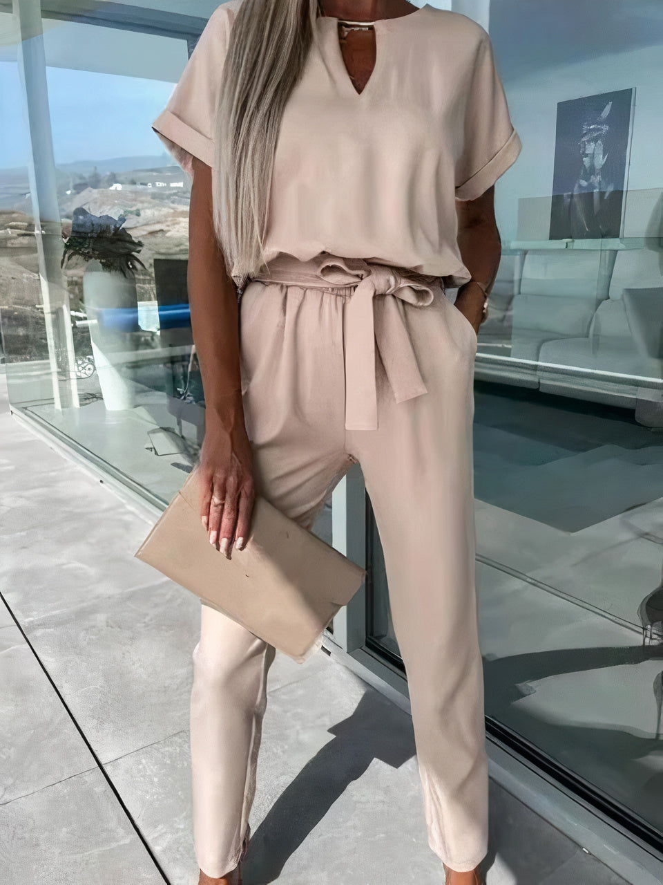 Aiuni® | Effortless and chic   jumpsuit