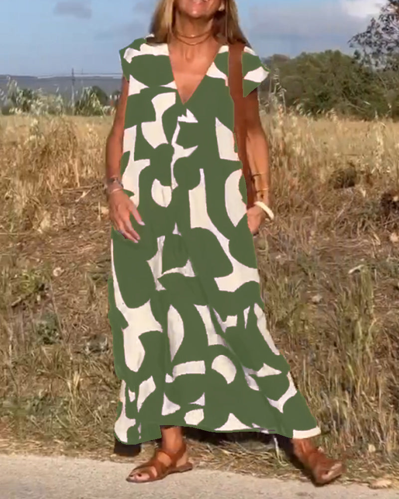 Alison™ - Casual V-neck Dress