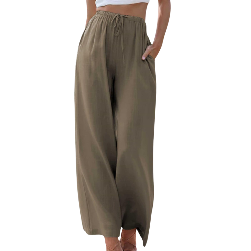 Paola® | Elegant trousers made from cotton and linen