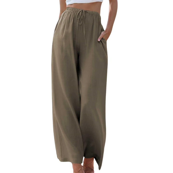 Paola® | Elegant trousers made from cotton and linen