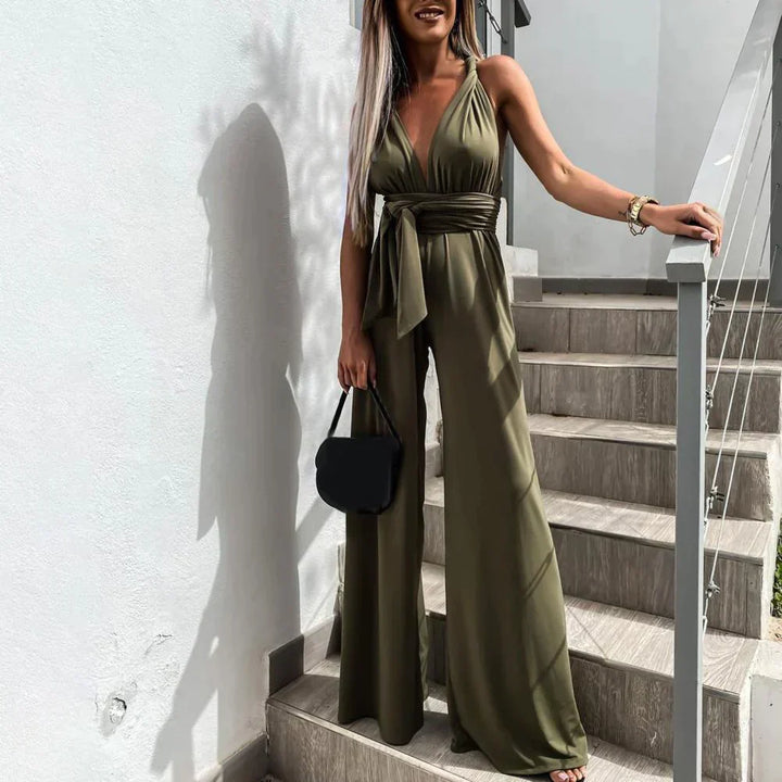 Dafne® | Summery jumpsuit with wide trousers