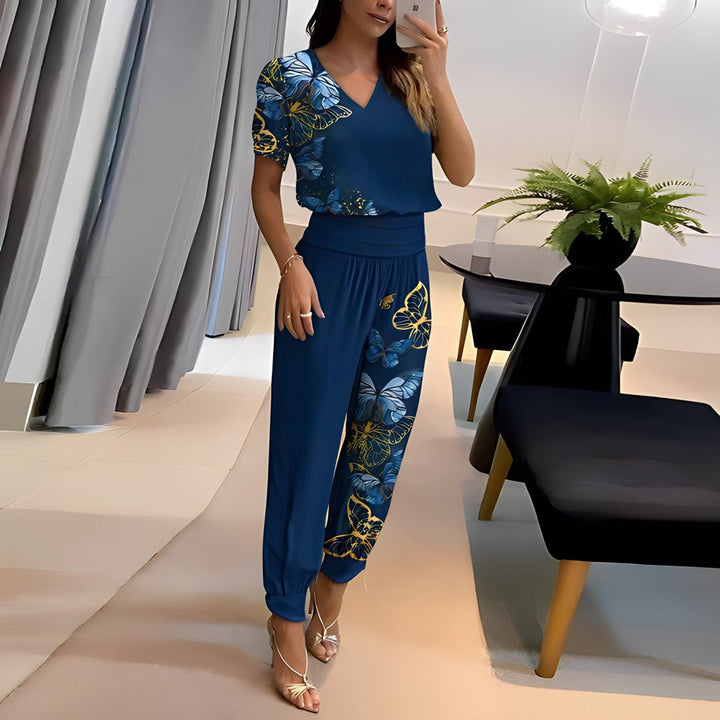 Angeline's® | Trendy set with blouse and trousers