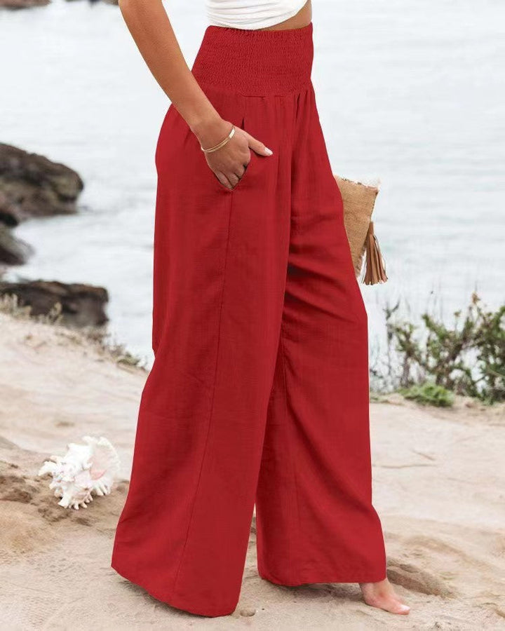 Carla® | Casual trousers with wide legs