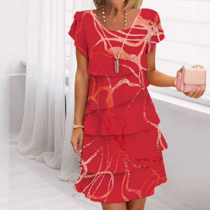 Paula - Elegant Ruffle Dress