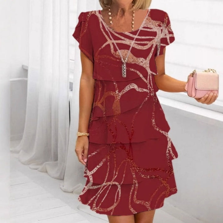 Paula - Elegant Ruffle Dress