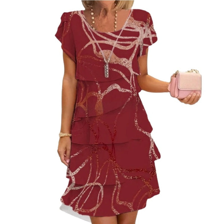 Paula - Elegant Ruffle Dress